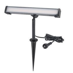Gartus® LED Earth Spike Spotlight swivelling with Earth Spike 12VAC/DC 5.5W 3000K