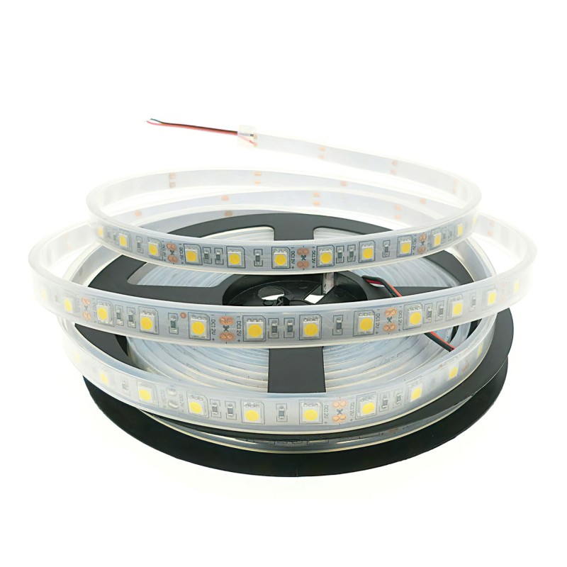 LED strip cool white waterproof 24VDC