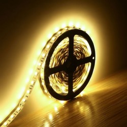 LED strip warm white 5m 12VDC IP44 3000K