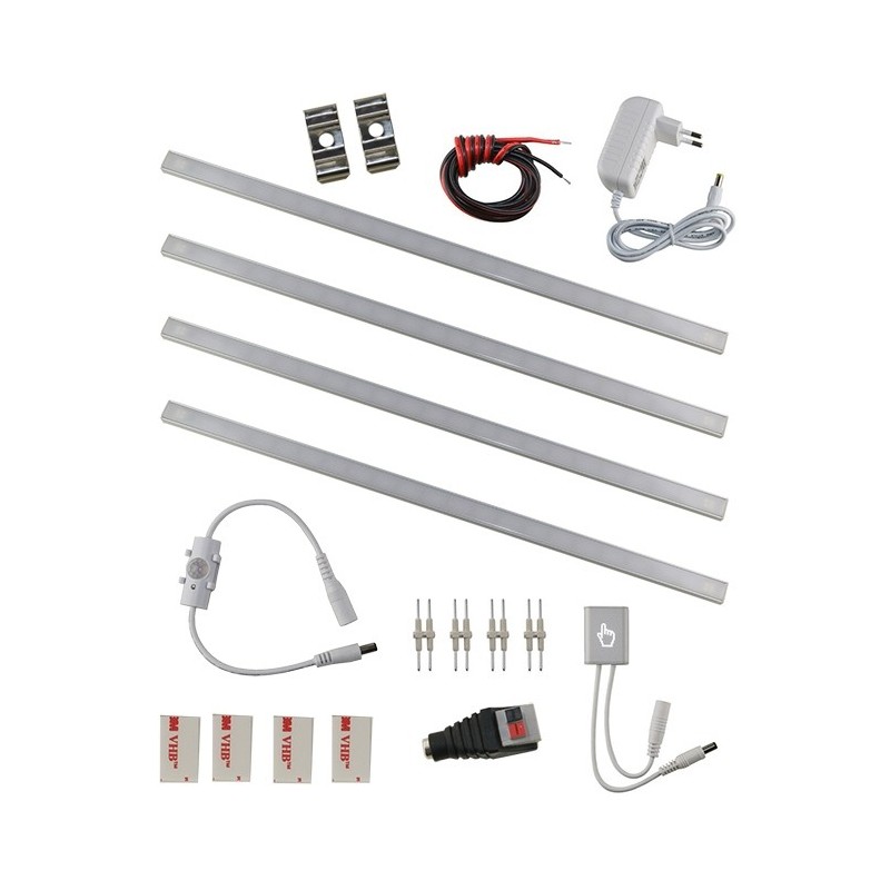 LED light strips PRO DIY Kit with LED transformer and dimmer