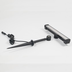 Set of 3 LED garden spotlights