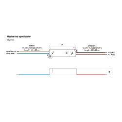 LED power supply unit constant voltage/ 12V DC / 12W