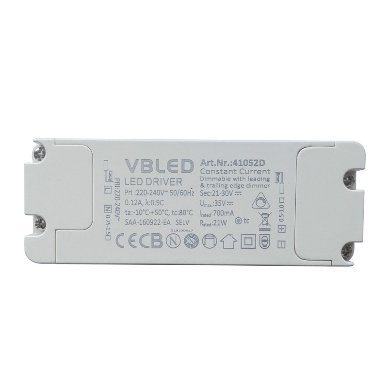 LED power supply unit constant current / 700mA / 14-21W
