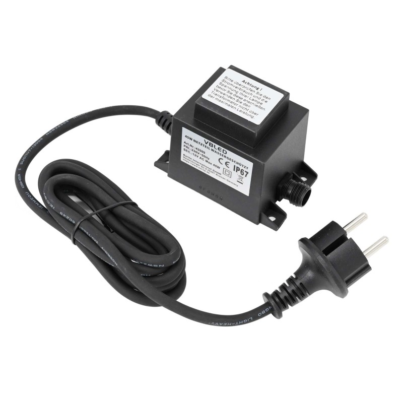 Outdoor power supply 12V AC 45W IP67