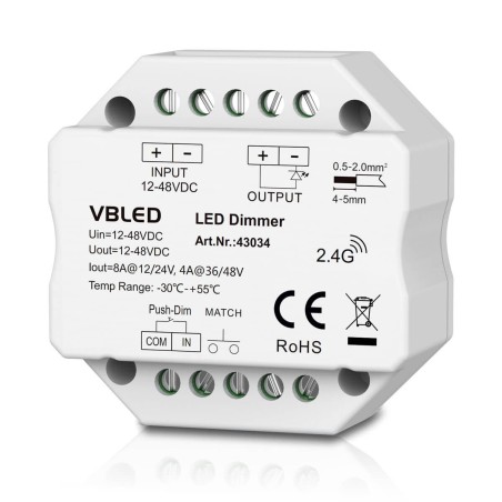 VBLED LED "INATUS" Dimmer - 12-48V DC - 2.4G