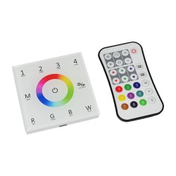 "iNatus" RGBW Wall Touch Panel LED Controller Kit with Remote Control