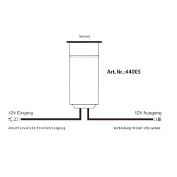 Gartus® 12V Twilight Sensor IP65