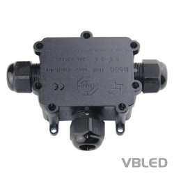 3-fold cable junction box incl. quick connector IP66