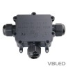 3-fold cable junction box incl. quick connector IP66