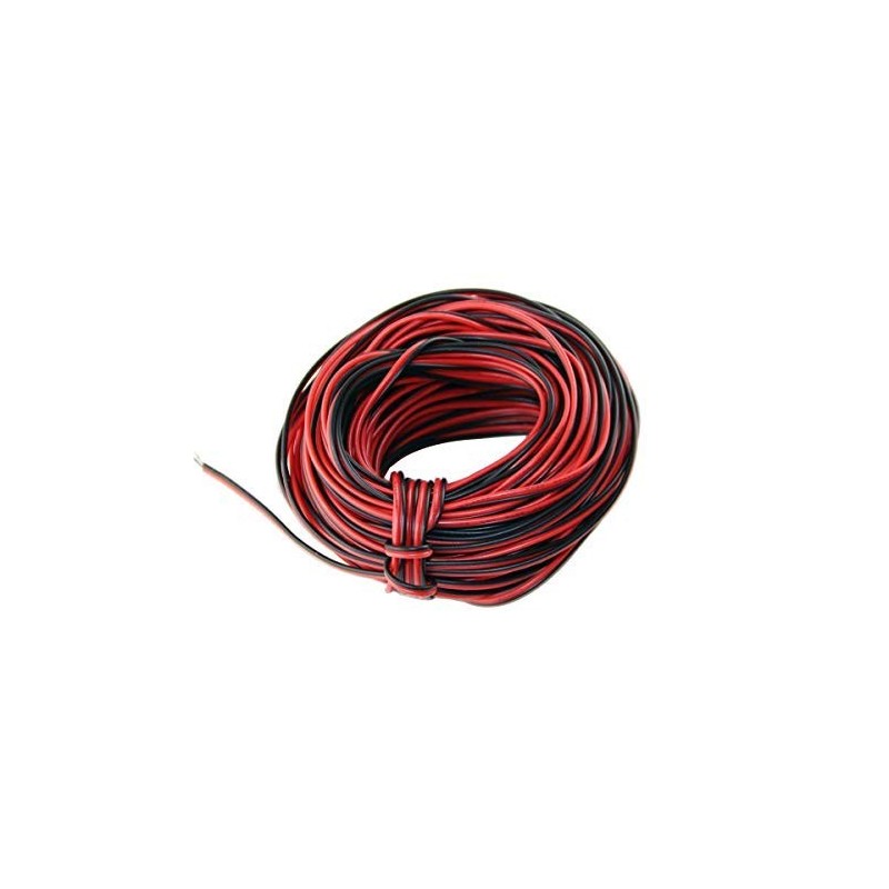 20meter -22 AWG Extension Cable - Black/Red