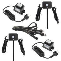 Set of 2 Gartus PIR Motion Sensor for 12V Garden Lighting