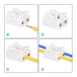 Cable Clamp for Electro Cable Spring Wire Connector Terminal Block