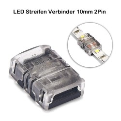 Professional SMD LED Strip Connectors - 10mm 2 PIN without soldering