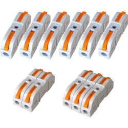 30Pcs Premium One-to-One Connector Clamp (Free Combination)