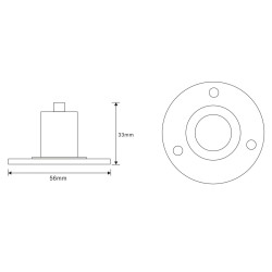 Mounting base for "Laverna
