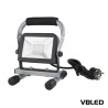 LED Construction Spotlight 30W 6000K Construction Site Light Workshop Spotlight IP65 Waterproof with 1.5M Mains Cable