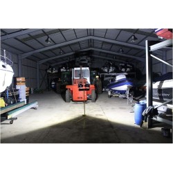 LED Construction Spotlight 30W 6000K Construction Site Light Workshop Spotlight IP65 Waterproof with 1.5M Mains Cable