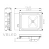 VBLED LED floodlight 10W