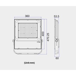200W IP65 LED Floodlight Spotlight Slim Floodlight Waterproof Spotlight Outdoor Spotlight Outdoor
