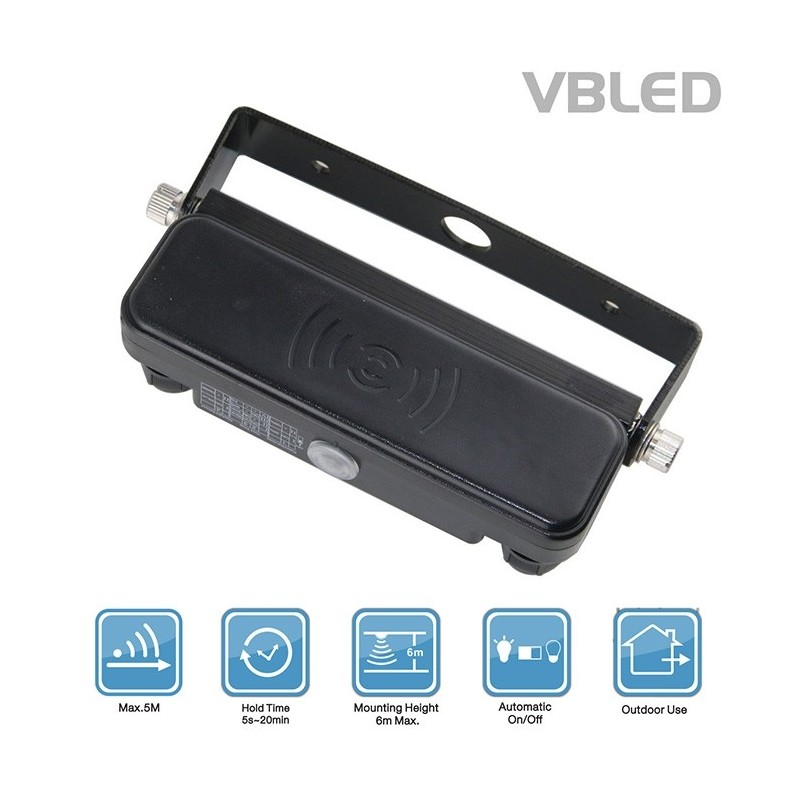 VBLED microwave radar motion detector