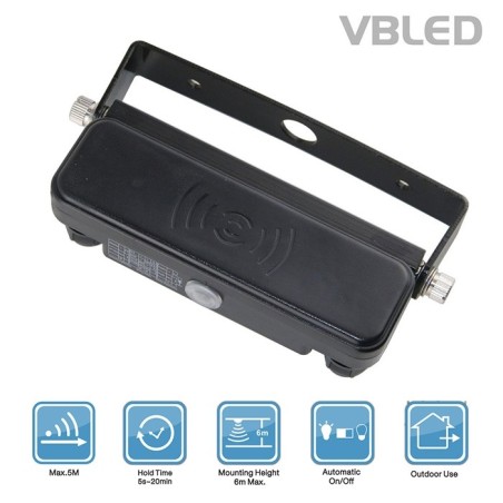 VBLED microwave radar motion detector