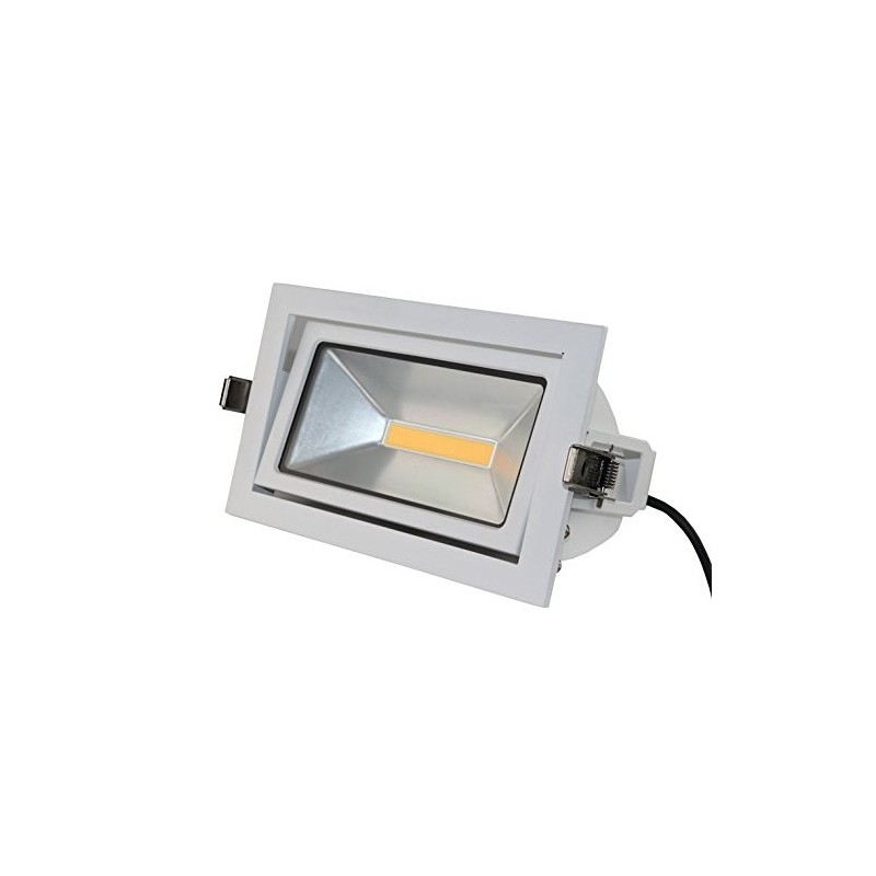 LED shop spotlight - swivel - 3000K warm white - 35W