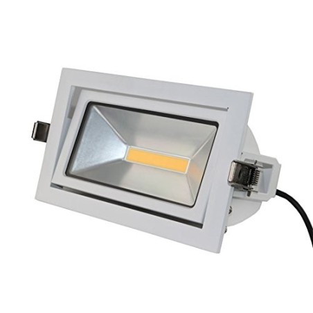 LED shop spotlight - swivel - 3000K warm white - 35W