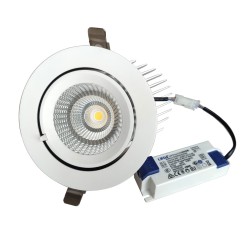 LED shop spotlight track spotlight - swivelling 40W 4000K