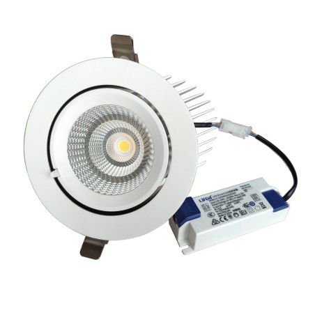 LED shop spotlight track spotlight - swivelling 40W 4000K