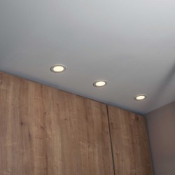 VBLED LED recessed luminaire in silver or white - 10W