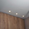 VBLED LED recessed luminaire in silver or white - 10W