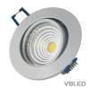 VBLED LED COB recessed spotlight - round - white glossy - 7W