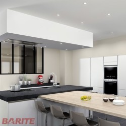 VBLED LED COB recessed spotlight - round - white glossy - 7W