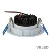 VBLED LED COB recessed spotlight - round - white glossy - 7W