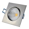 VBLED LED COB recessed spotlight - angular - chrome - glossy - 7W
