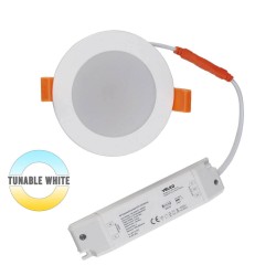 Tunable White LED Recessed Luminaire 15W 3000-6500K