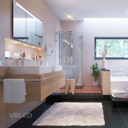 1W VBLED LED Mini Recessed Spotlight "ALDYNE" Silver - 12VDC - IP65 - 3000K