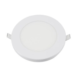 Universal LED Panel Surface Mount/Remount Round Extra Flat 12W 3000K 840lm