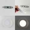 Universal LED Panel Surface Mount/Remount Round Extra Flat 12W 3000K 840lm