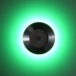 6W RGB+WW 12V DC LED recessed luminaires incl. remote control