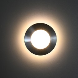 6W RGB+WW 12V DC LED recessed luminaires with input and output cable connection