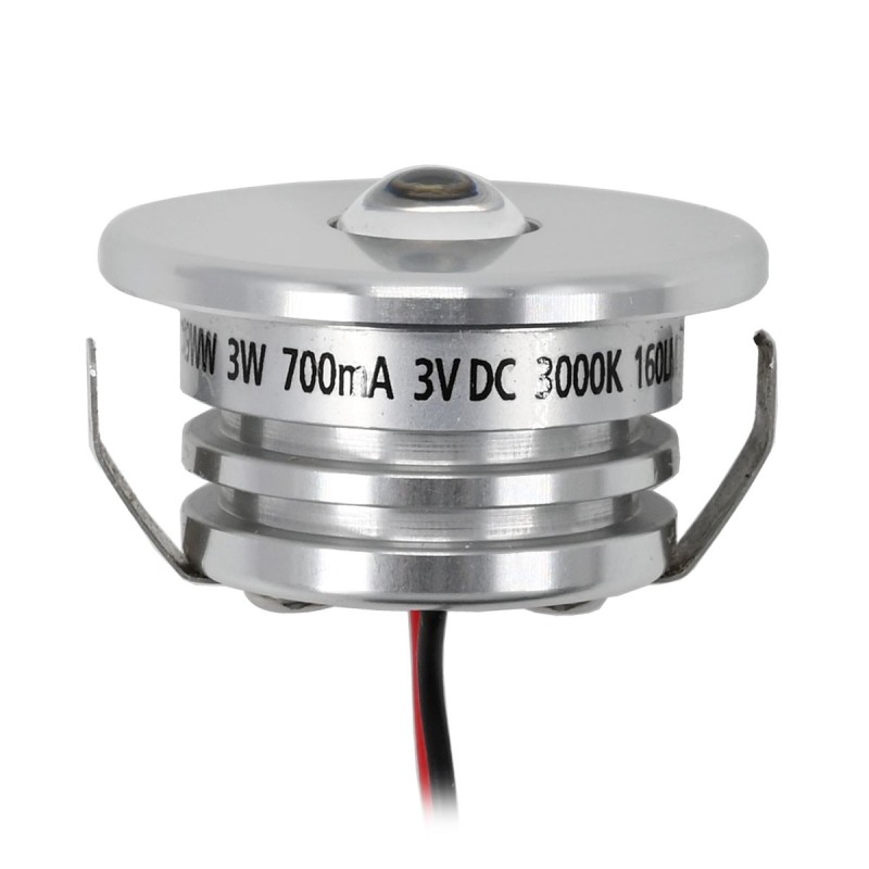 Set of 6 "Pialux" mini recessed spotlights 3W 700mA 190lm warm white waterproof