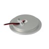 Set of 4 LED recessed spotlights with 3 level LED dimmer 12VDC 3W 3000K warm white aluminium recessed furniture luminaire