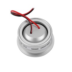 Set of 4 Fisheye 3W LED Spotlight 3000K 12VDC Swivel Silver with LED Transformer