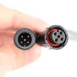 3W RGBW LED recessed spot 12VDC black