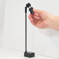 1W LED spotlight with 24CM stand - replaceable bulb