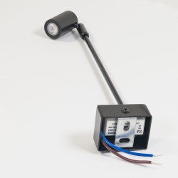 1W LED spotlight with 24CM stand - replaceable bulb