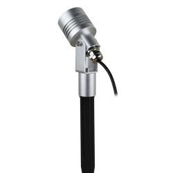 6W LED Garden Spotlight "Cypress" Warm White 12V IP68 Silver