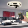 Zigbee LED ceiling light with spotlight "Doculus" 2-flame 40W 3000K dimmable