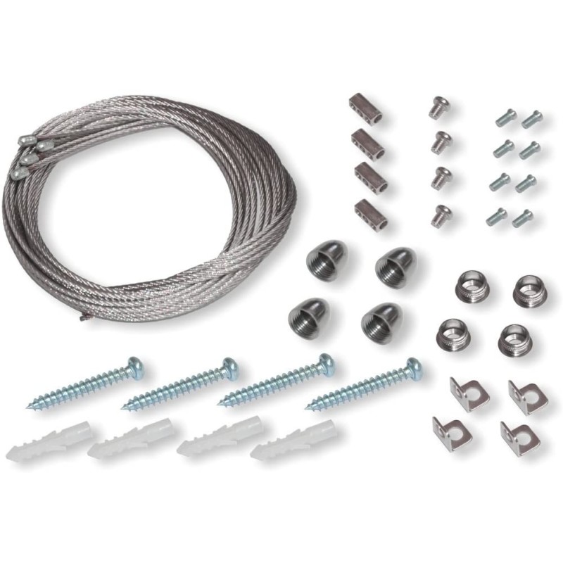 Wire suspension set for LED panels